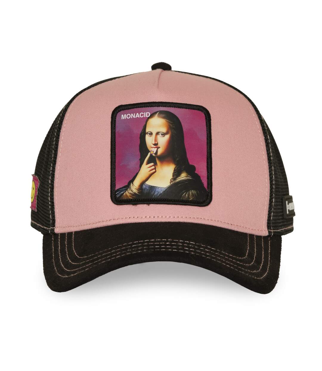 Casquette trucker avec filet et patch Mona Capslab-2