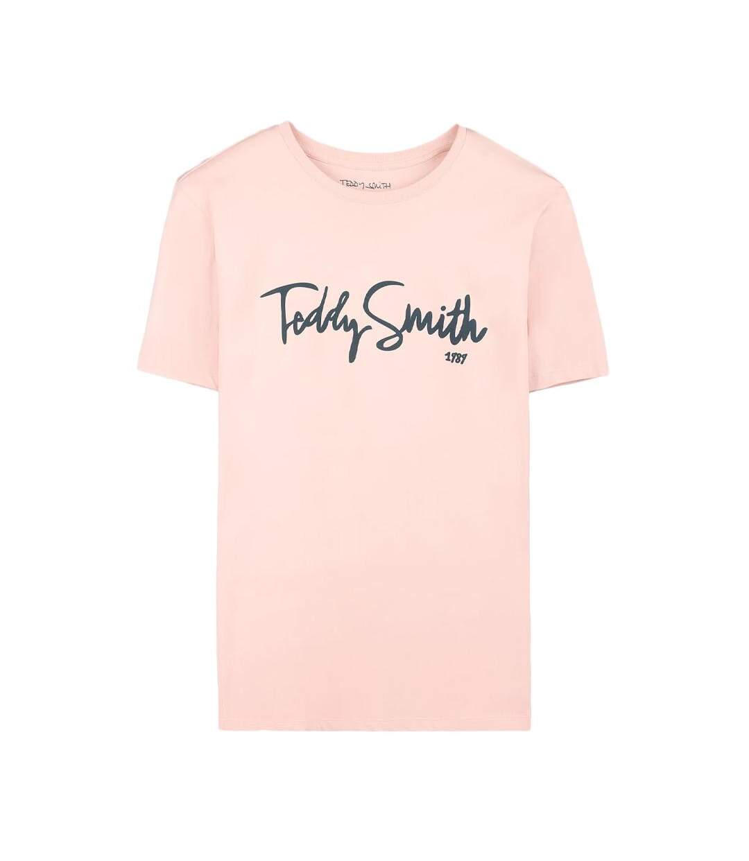 T-Shirt rose homme teddy smith evry-1