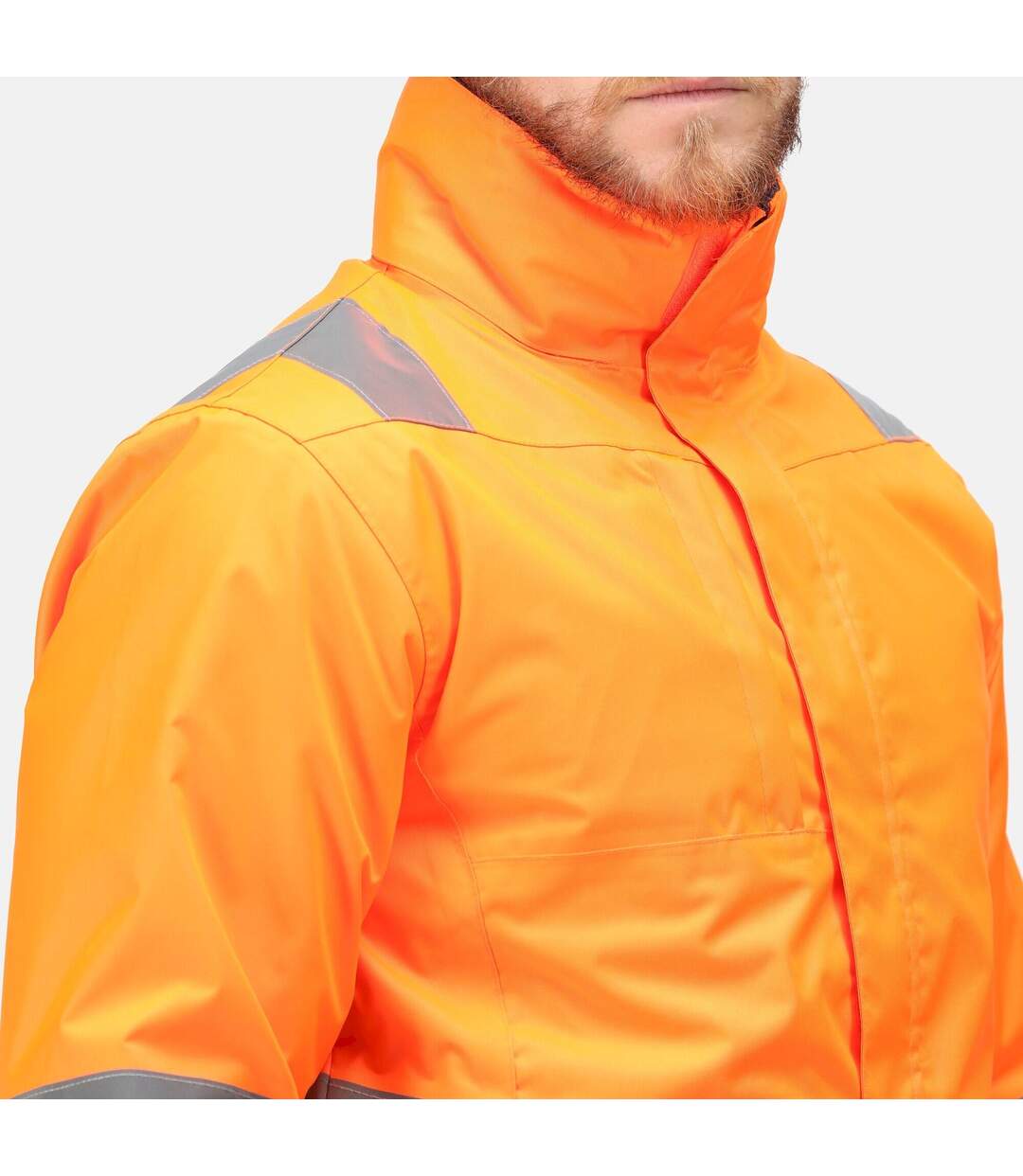 Mens pro 3 in 1 hi-vis jacket orange/navy Regatta