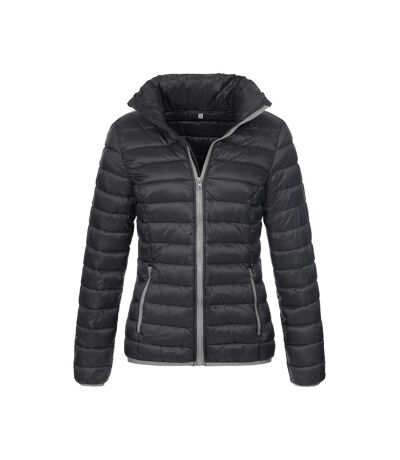 Stedman Womens/Ladies Active Padded Jacket (Black Opal)