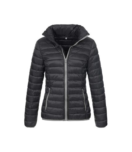 Stedman Womens/Ladies Active Padded Jacket (Black Opal) - UTAB313