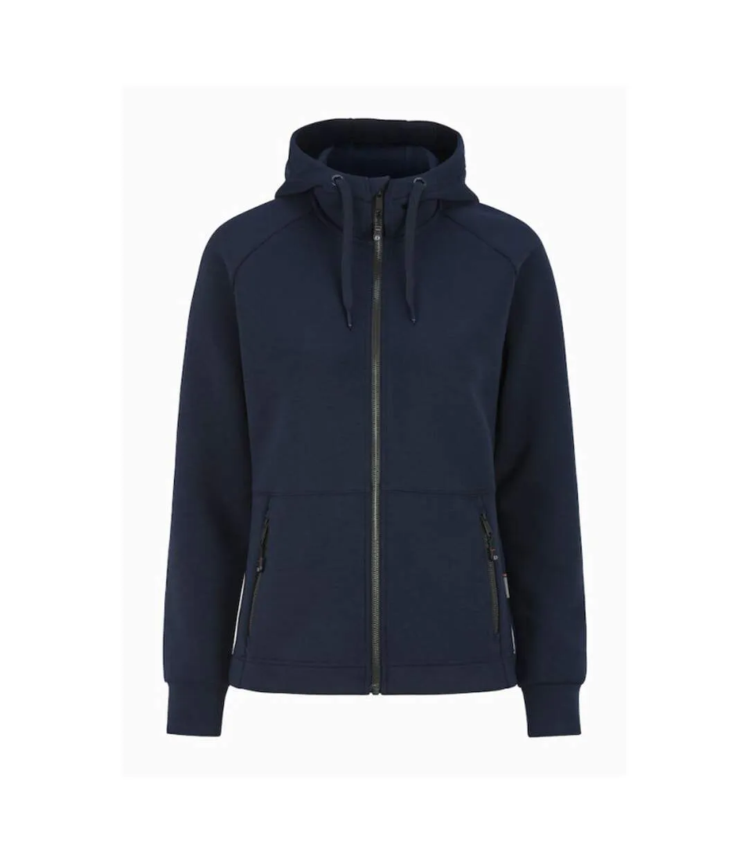 Womens/ladies Anzac Full Zip Hoodie Navy Dad-1