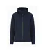 Womens/ladies Anzac Full Zip Hoodie Navy Dad-1