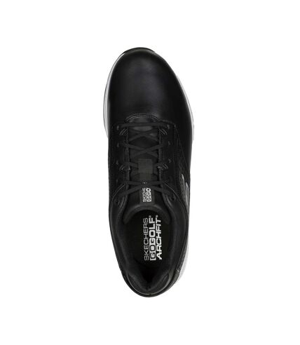 Skechers Mens Go Golf Elite 5 Legend Leather Golf Shoes (Black/White) - UTFS9963