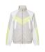 Womens/ladies Colour Block Oversized Hooded Jacket Grey Lacoste-2