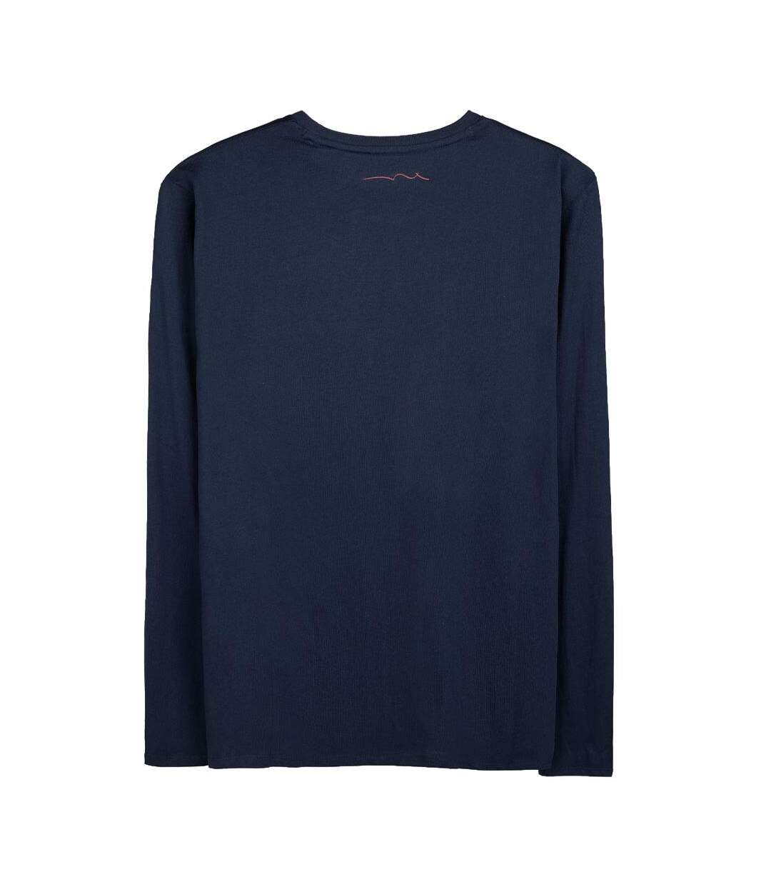 T-Shirt manches longues marine homme teddy smith jim-2