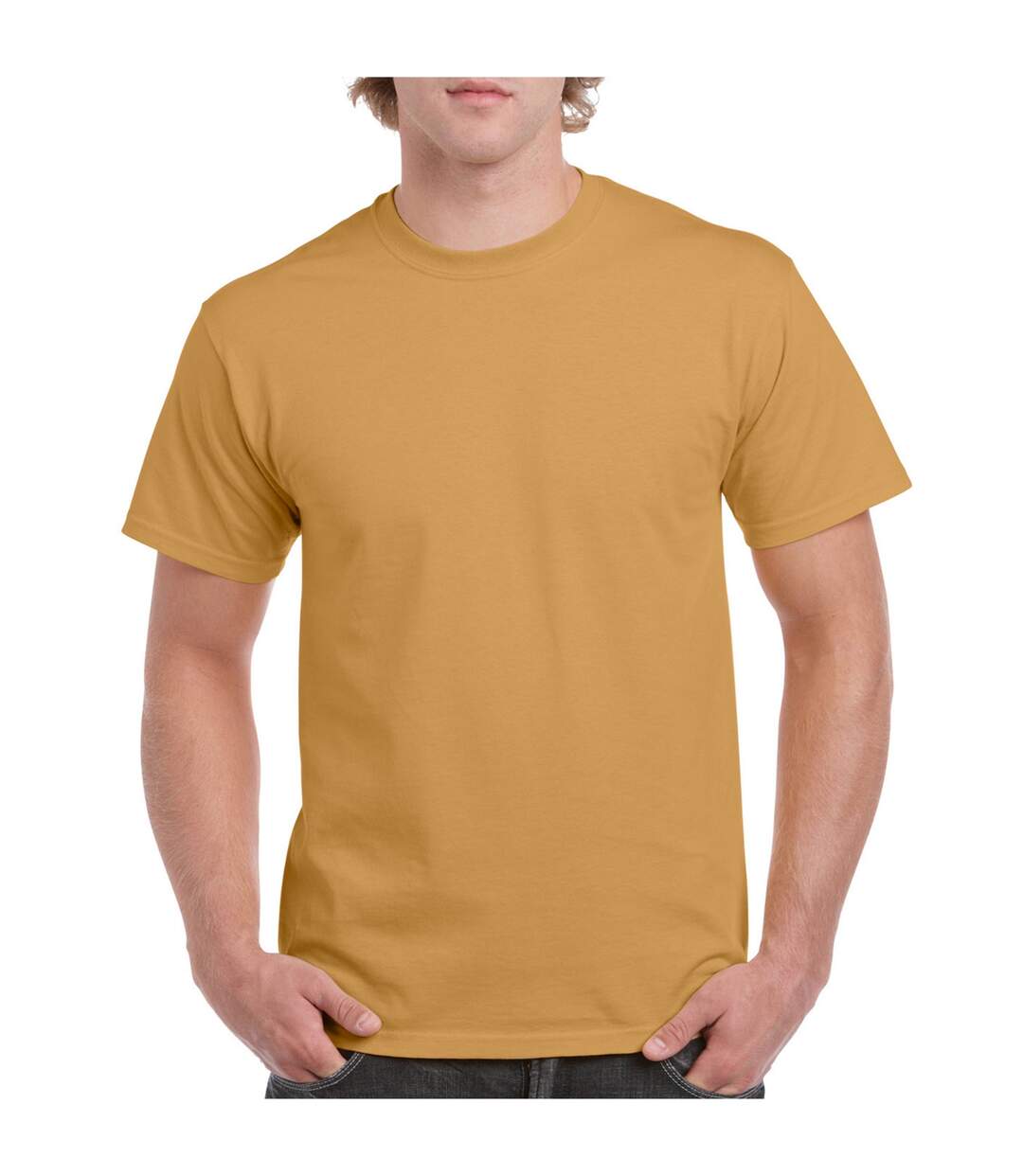 T-shirt Adulte Vieux Doré Gildan-1