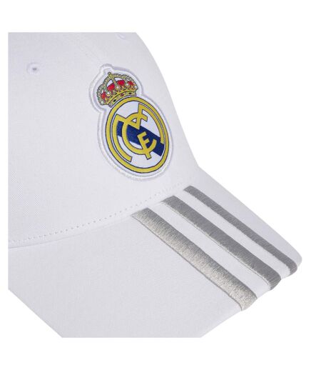 Casquette De Baseball Motif/style Real Madrid Cf Adulte Blanc Adidas