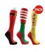 Chaussettes femme rouge / blanc / doré HyFASHION-1