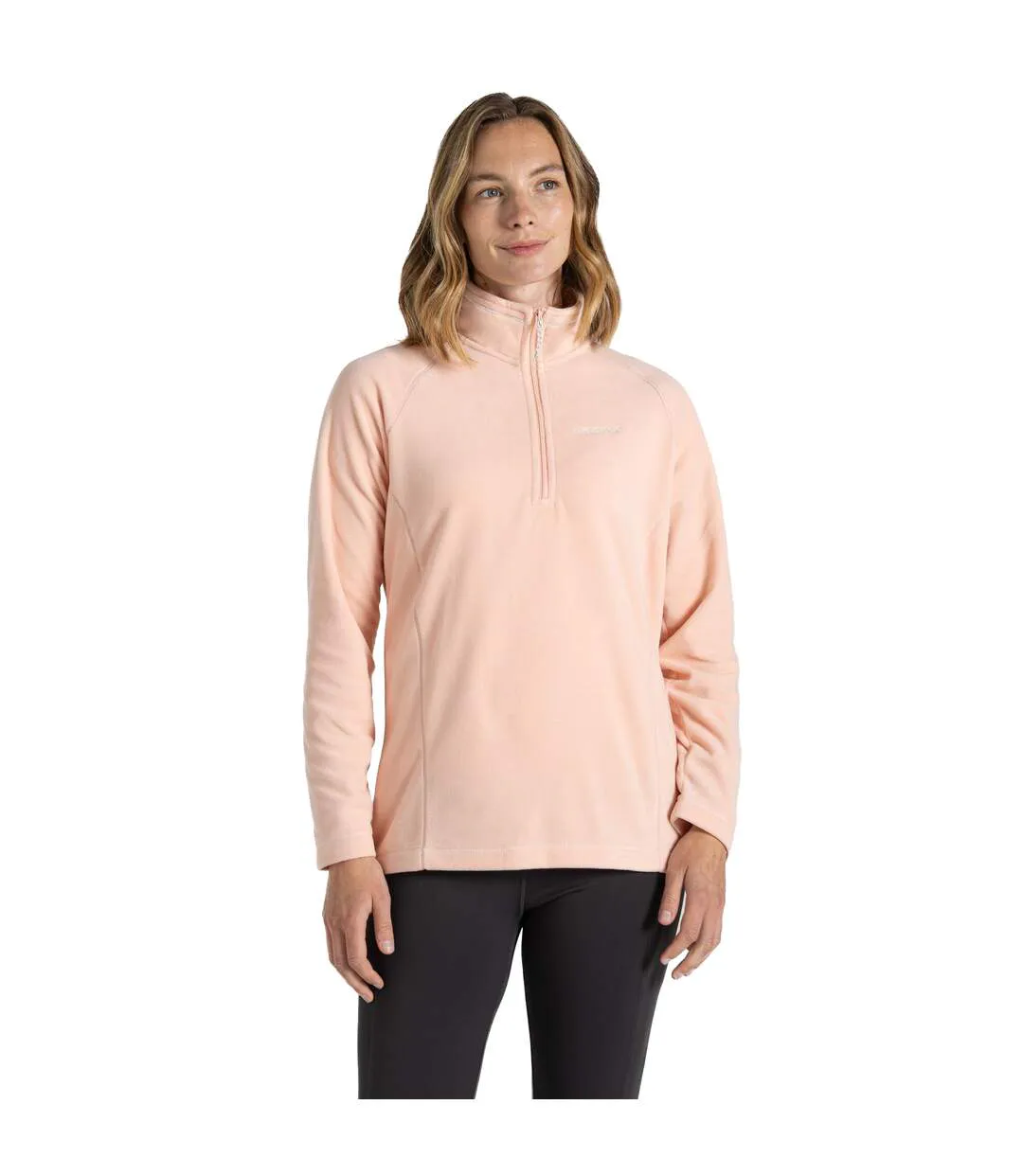 Womens/ladies Miska Vi Half Zip Fleece Clay Craghoppers-1