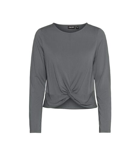 Top gris femme pieces anora