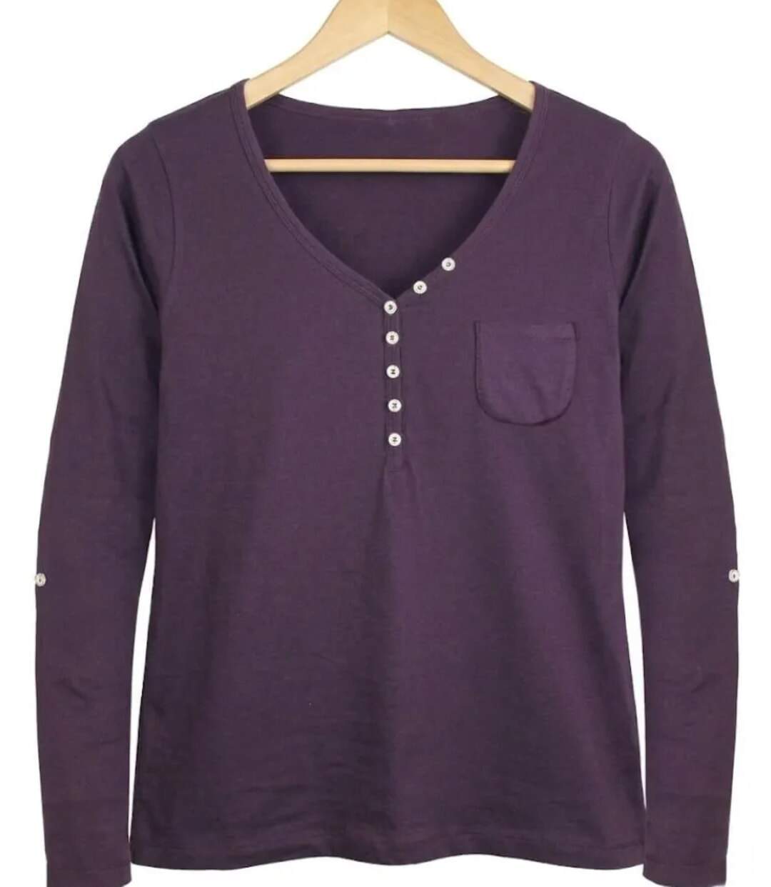 Tee-shirt MAYFLOWER COUGAR1P à manches longues : l'élégance du col fantaisie-2