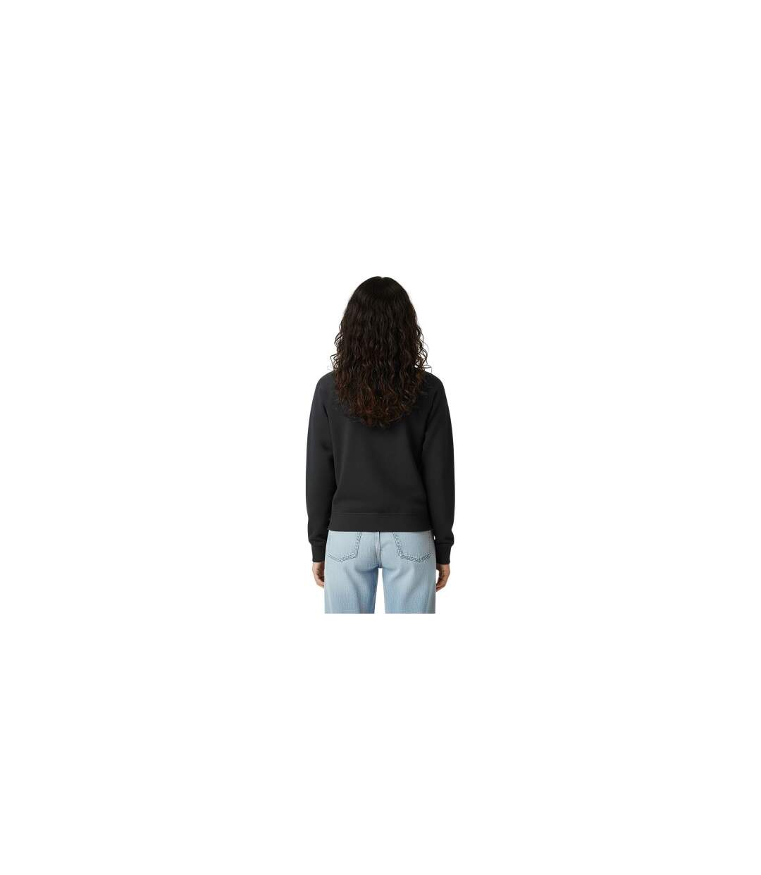 Womens/ladies Hunston Graphic Crew Neck Sweatshirt Black Jack Wills-1
