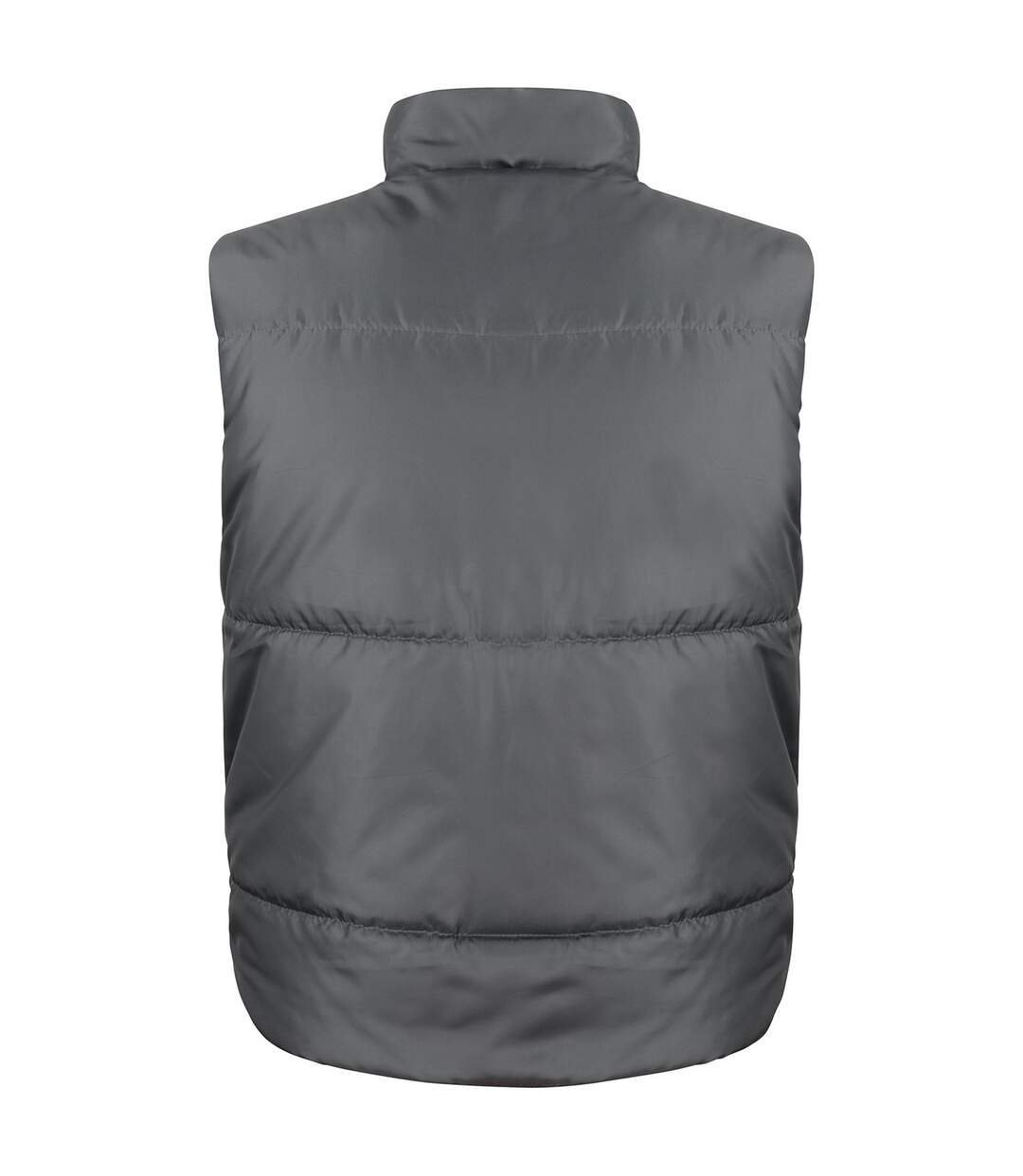 Unisex adult fleece lined gilet dark grey Result-2