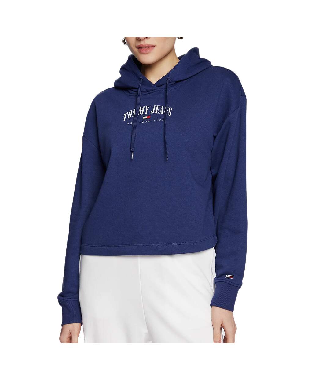 Sweat Bleu Femme capuche Tommy Hilfiger Tjw Rlx Essential Lo-1