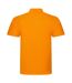 PRO RTX Mens Pro Pique Polo Shirt (Orange)