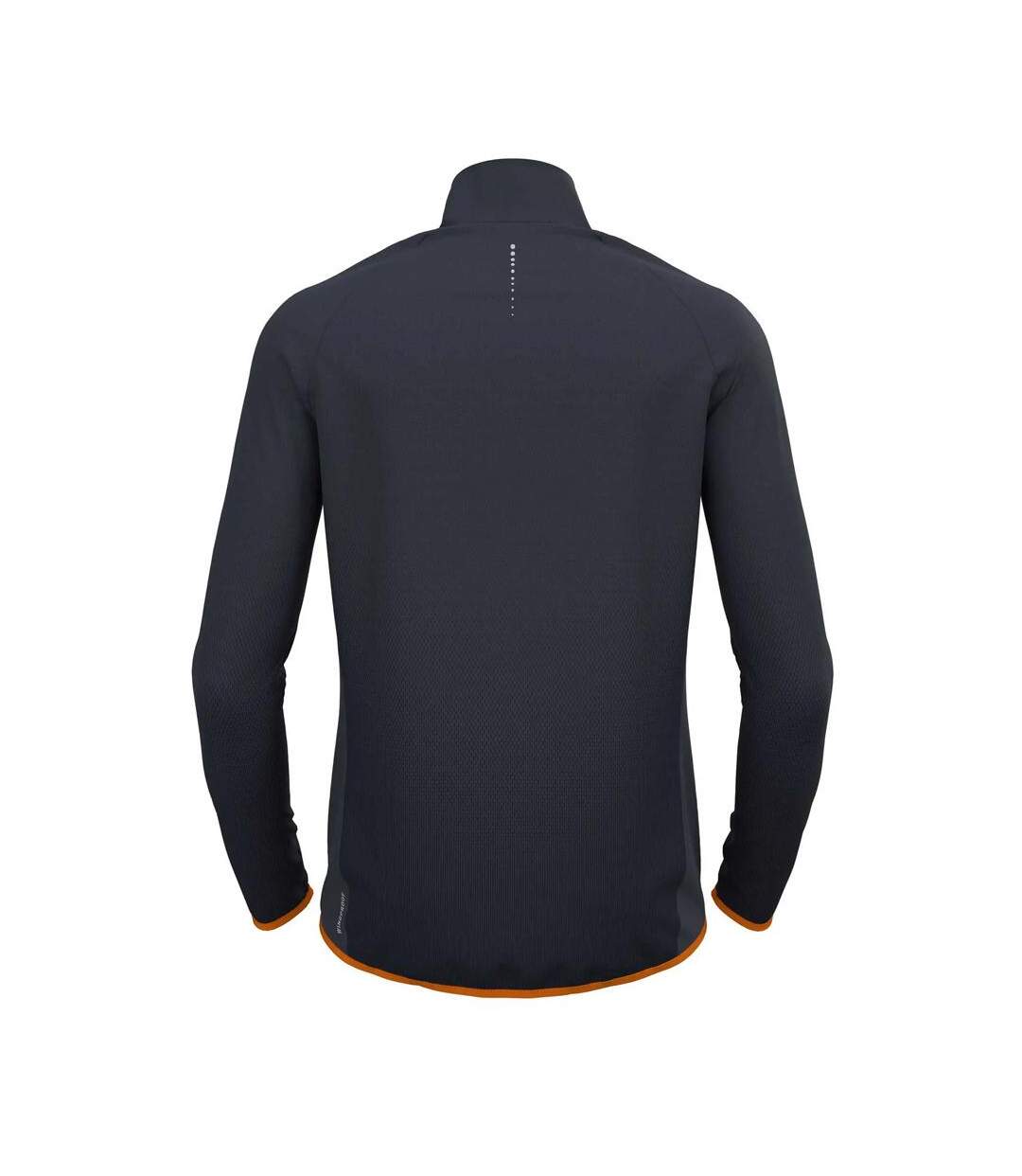 Veste de running gris/orange homme odlo zeroweight-2
