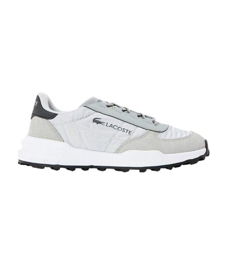 Mens Elite Actevo Suede Trainers Grey White Lacoste