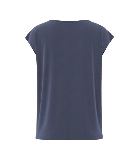 T-Shirt marine femme pieces kamala