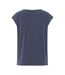 T-Shirt marine femme pieces kamala-2