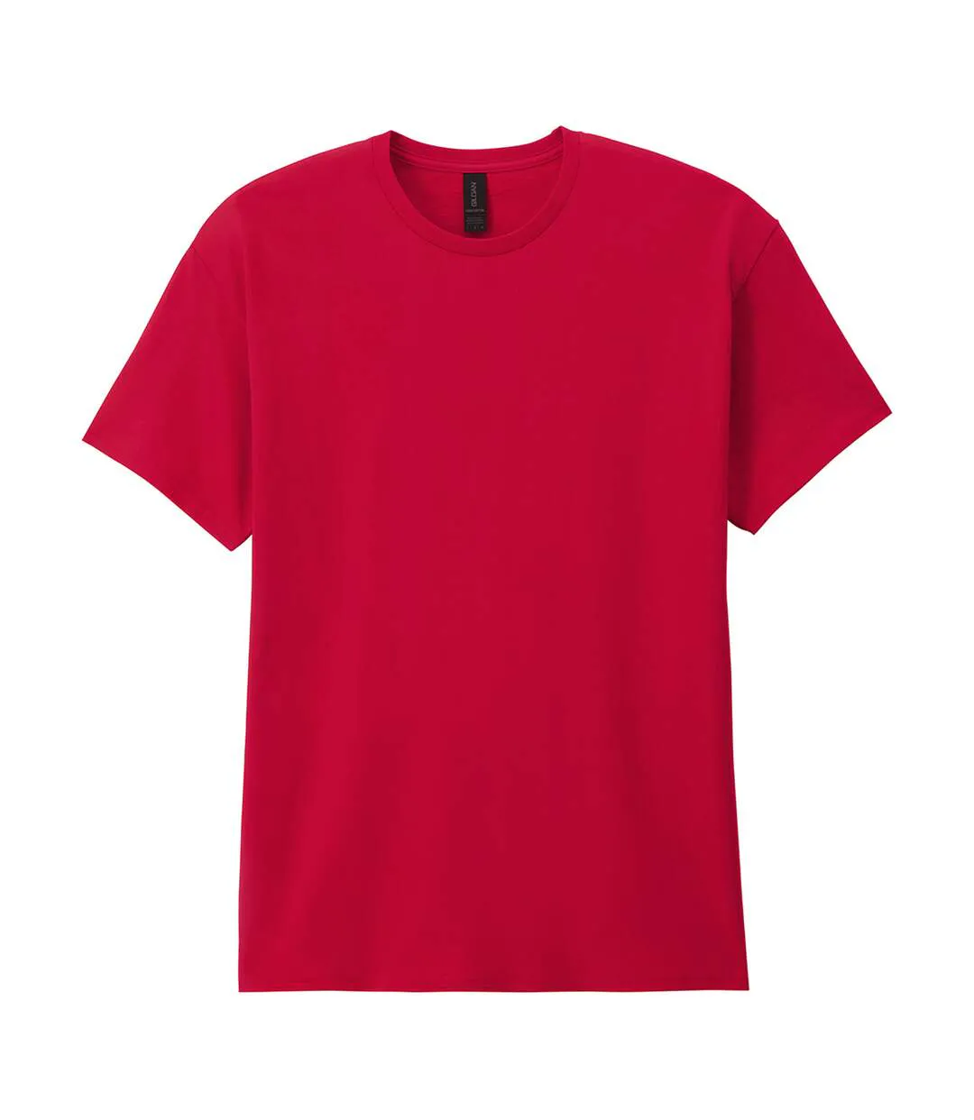 Mens Plain Lightweight T-shirt Cherry Red Gildan-1