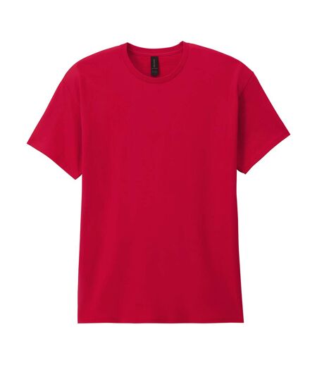 Mens Plain Lightweight T-shirt Cherry Red Gildan
