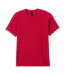 Mens Plain Lightweight T-shirt Cherry Red Gildan-1