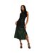 Robe mi-longue femme vert Principles-1