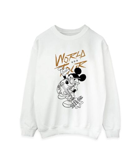 Disney Pantalon de survêtement Mickey Mouse World Tour Line - Femmes/Dames (Blanc) - UTBI29214