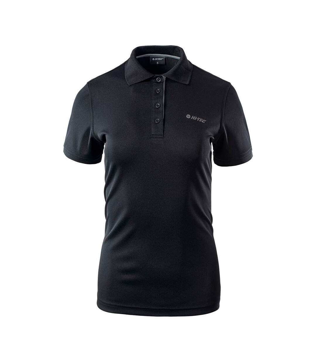 Polo Lady Site Femme Noir Argenté Hi-Tec-1