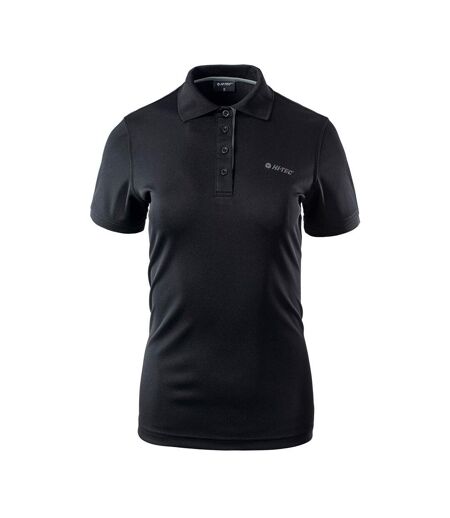 Polo Lady Site Femme Noir Argenté Hi-Tec