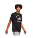 Mens Stencil Graphic Two Tone T-shirt Black Adidas-3