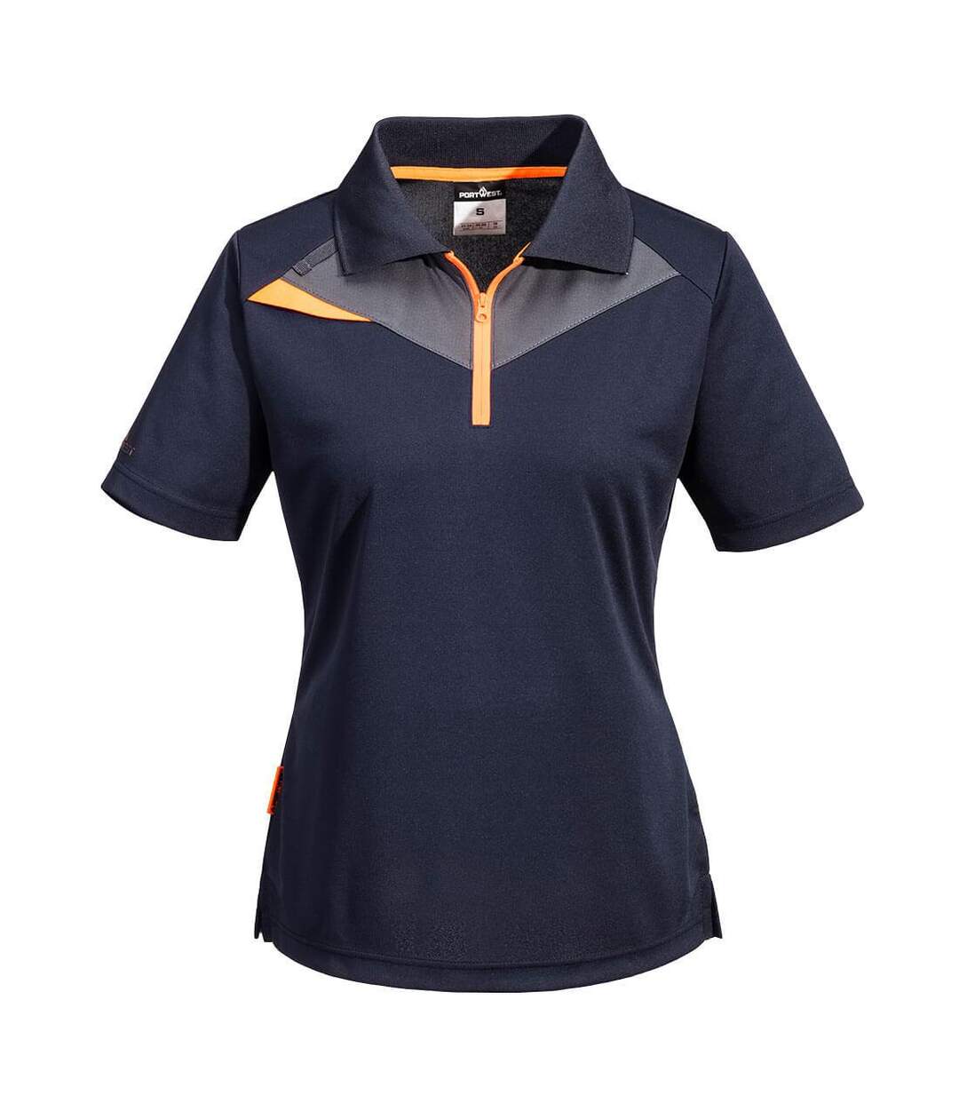 Womens/ladies Dx4 Short-sleeved Polo Shirt Dark Navy Portwest-1