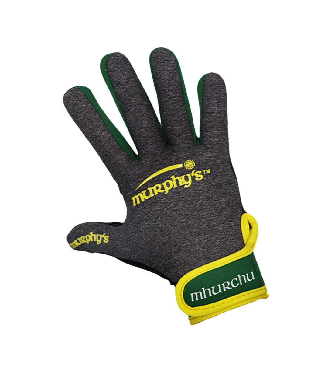 Gants gaéliques adulte gris / vert / jaune Murphys