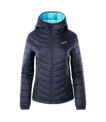 Doudoune Motif/style Matelassé Nahia Femme Bleu Marine Foncé Hi-Tec