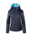 Doudoune Motif/style Matelassé Nahia Femme Bleu Marine Foncé Hi-Tec-1