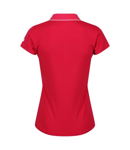 Womens/ladies Maverick V Polo Shirt Pink Potion Regatta