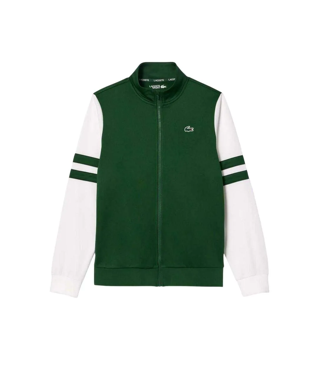 Sweat Tennis Homme Vert Blanc Lacoste-2