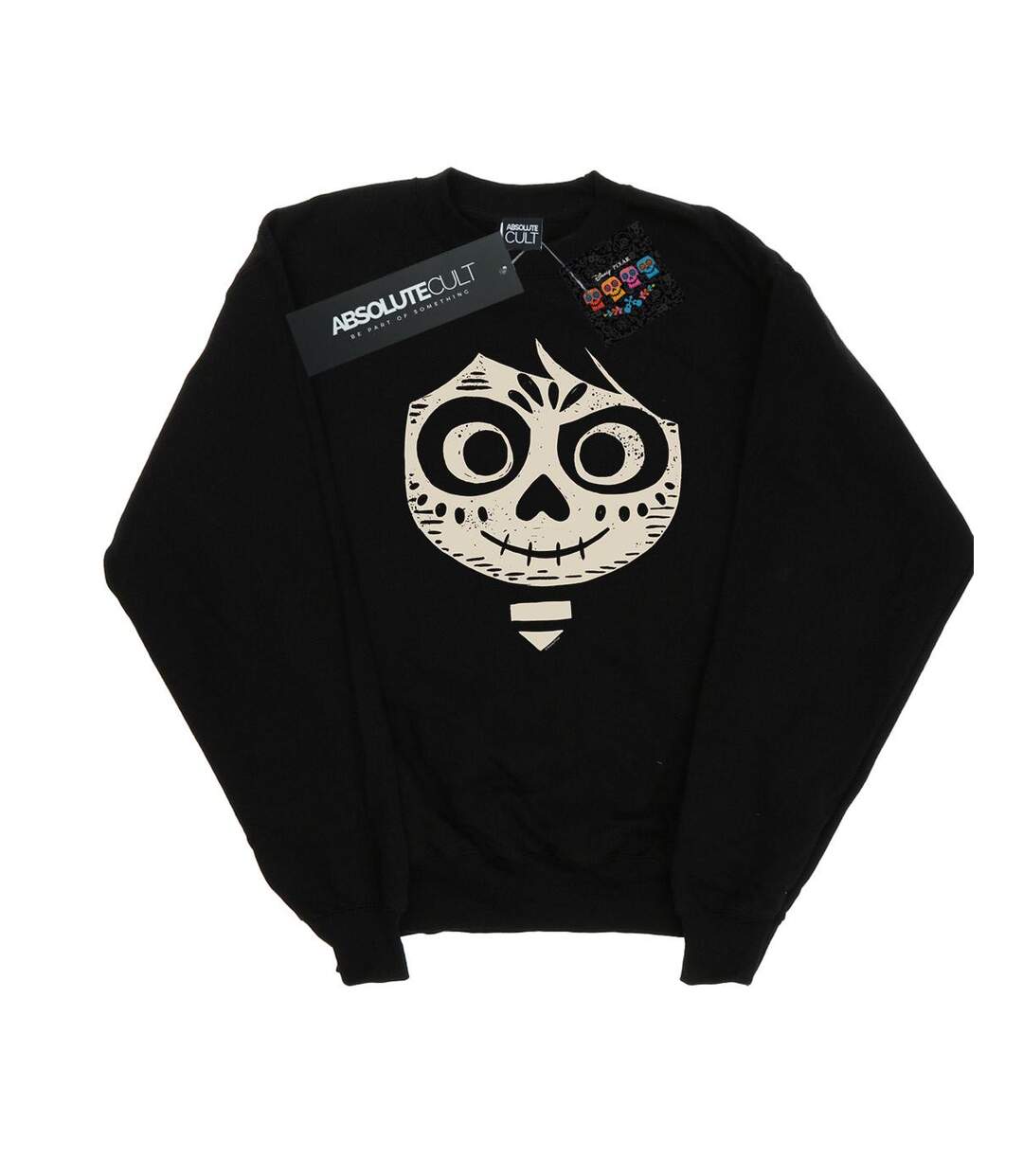 Disney Sweatshirt Coco Miguel Skeleton Face Womens/Ladies (Noir) - UTBI12228-1