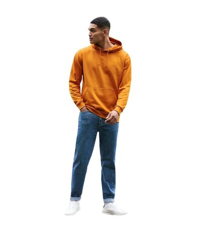 Sweat À Capuche College Adulte Orange Citrouille Awdis