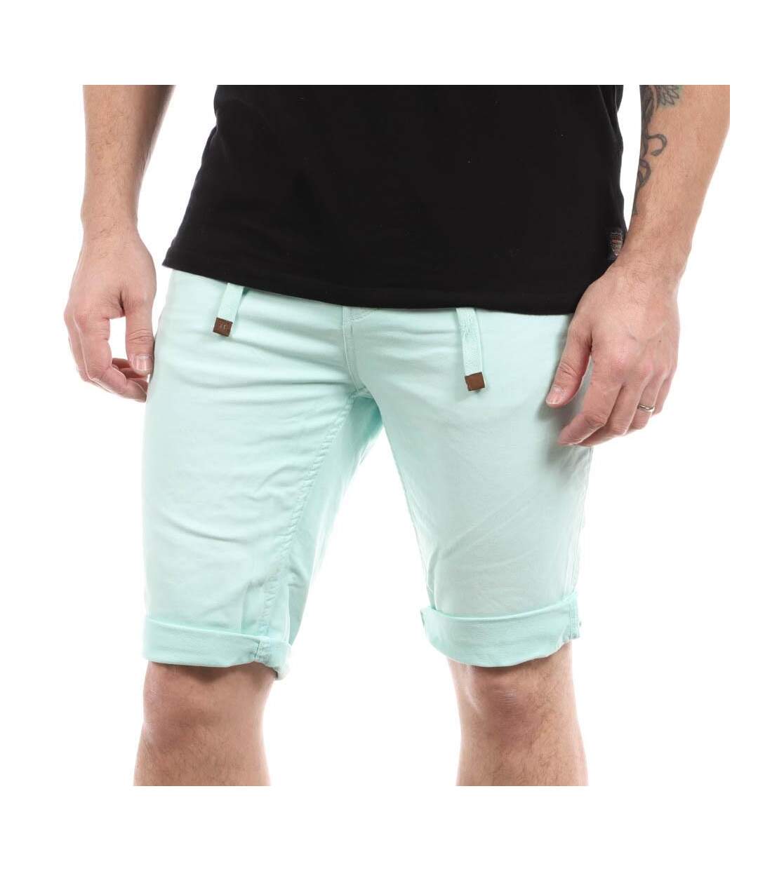 Bermuda Turquoise Homme Paname Brothers Maldive - L-1