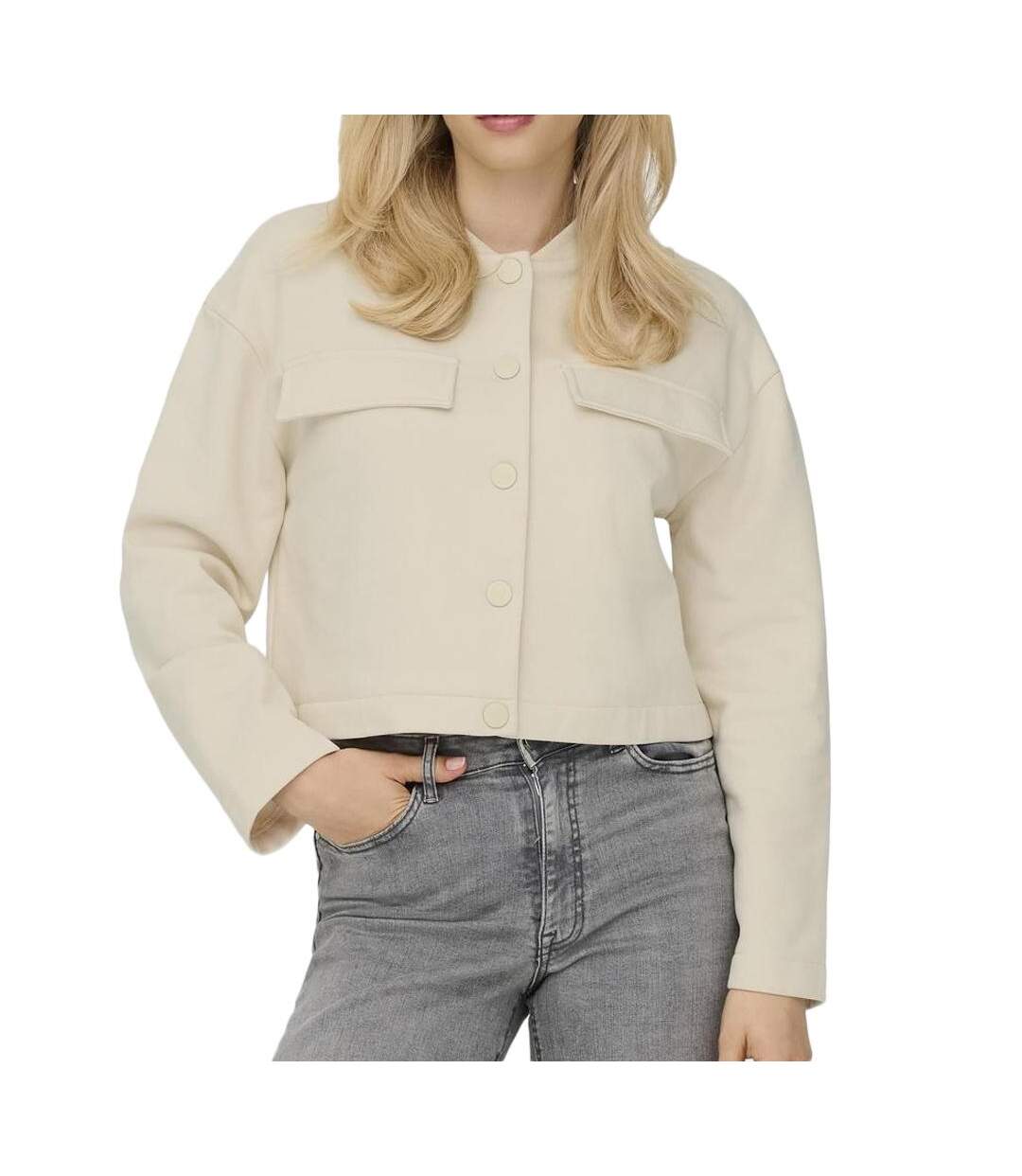 Veste beige femme jdy paris - l-1