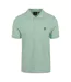 Mens Plain Logo Polo Shirt Light Green Lyle & Scott-1