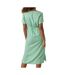 Robe Verte Femme Mamalicious Misty - L