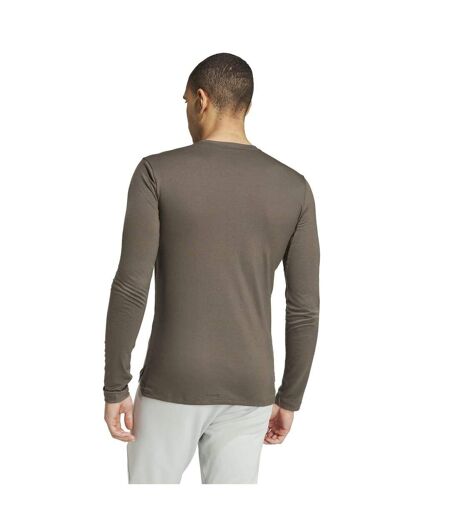 T-shirt Manches Longues Homme Kaki Noir Adidas