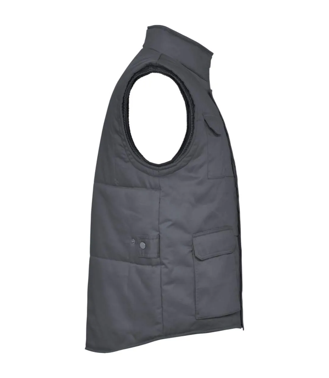 Mens Almanzor High-neck Multi-purpose Gilet Lead Roly Workwear-4
