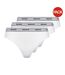 Lot De 3  Strings Motif/style À Rayures Femme Blanc Hugo-1