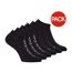 Lot De 6  Socquettes Motif/style Logo Femme Noir Calvin Klein-1
