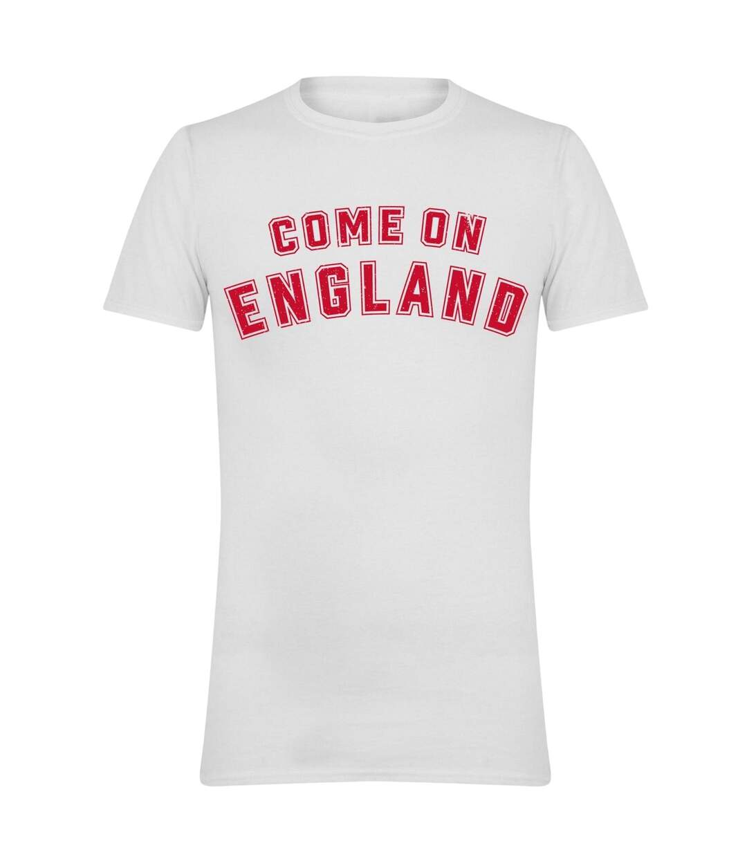 T-shirt Come On England Homme Blanc AWD-1