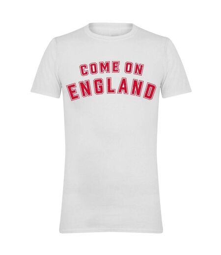 T-shirt Come On England Homme Blanc AWD